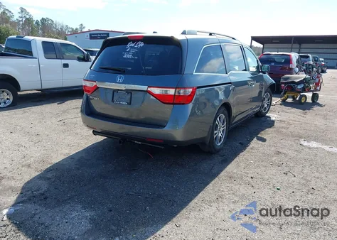 2011 Honda Odyssey Ex-L from USA, damaged, VIN 5FNRL5H64BB034984